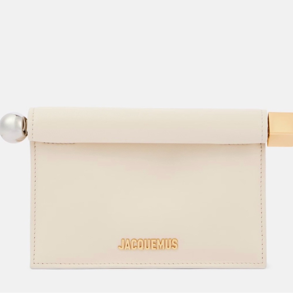 Jaquemus la petite rond clutch bag